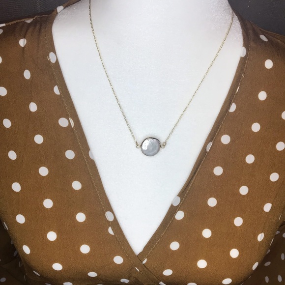 Polka Dot Bell Sleeve Wrap Blouse - Picture 4 of 6